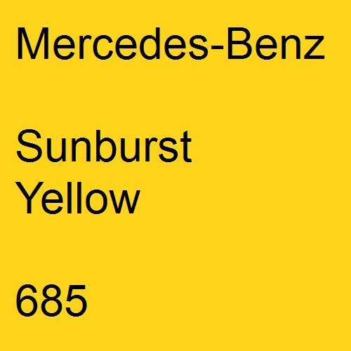 Mercedes-Benz, Sunburst Yellow, 685.